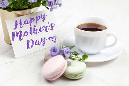 Happy Mothers Day postcardの写真素材