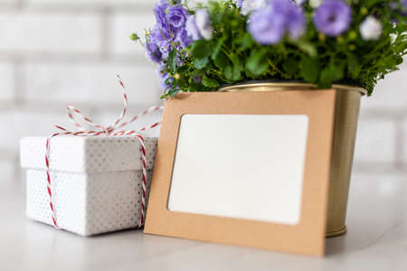 Gift boxes and flowers