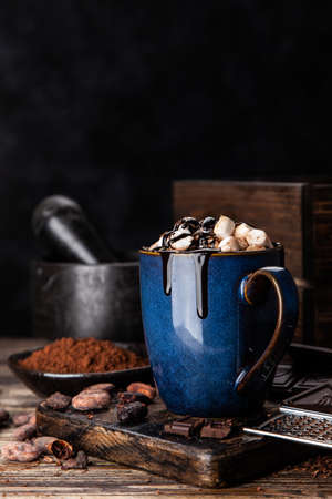 Cup of hot chocolateの写真素材