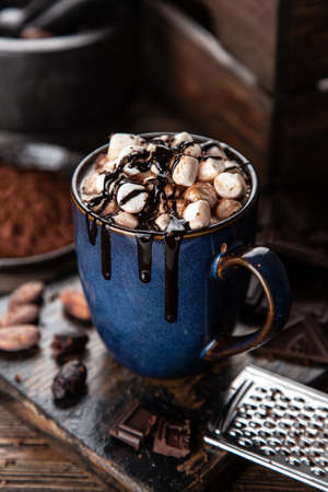 Cup of hot chocolateの写真素材