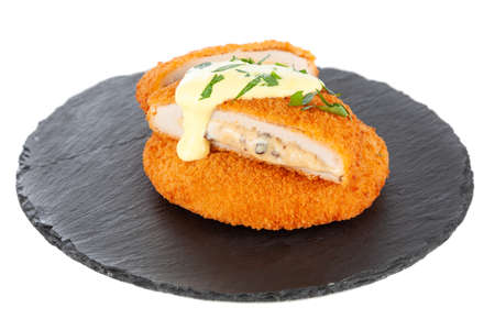 Crispy cordon bleuの写真素材