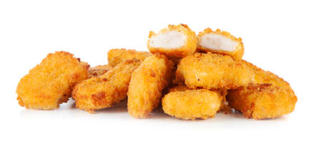 Crispy chicken nuggetsの写真素材