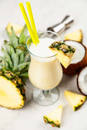 Pina Colada Cocktailの写真素材