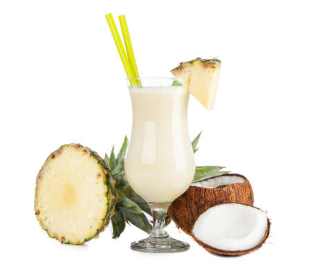 Pina Colada Cocktailの写真素材
