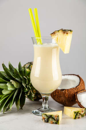 Pina Colada Cocktailの写真素材