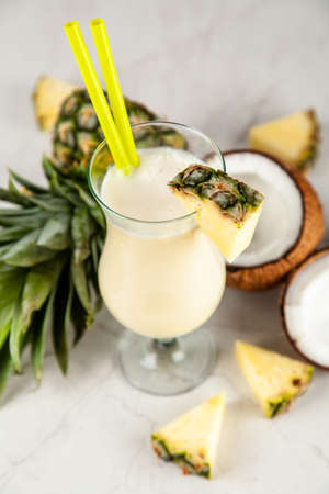 Pina Colada Cocktailの写真素材