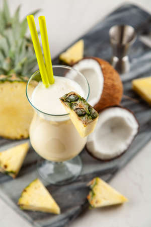 Pina Colada Cocktailの写真素材