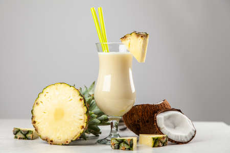 Pina Colada Cocktailの写真素材