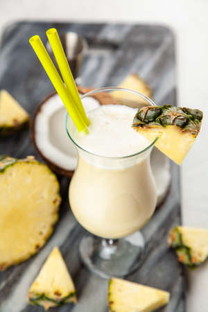 Pina Colada Cocktailの写真素材