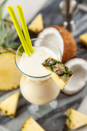 Pina Colada Cocktailの写真素材
