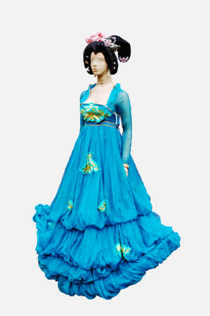 Beautiful woman dress of chinese antiquityの写真素材