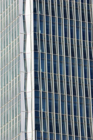 window and frame on modern building face