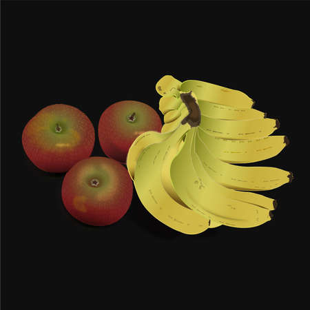 banana appleのイラスト素材