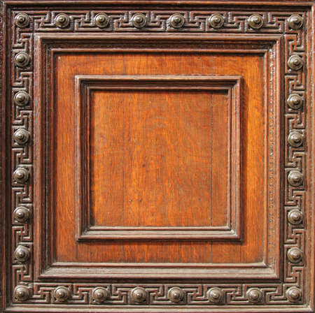old ornate wood frame の写真素材
