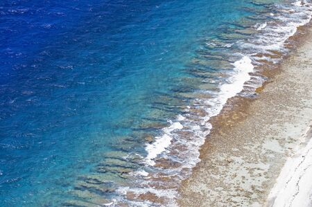 polynesia aerial viewの写真素材