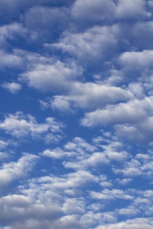 blue sky with white clouds backgroundの写真素材