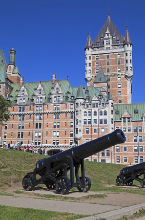Famous Chateau Frontenac in Quebec city, Canadaのeditorial素材