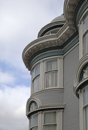 Victorian style house detailsの写真素材
