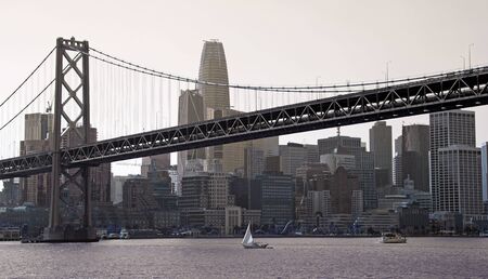 San Francisco Bay Bridgeの写真素材
