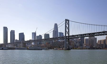 San Francisco Bay Bridgeの写真素材