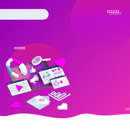 social media background design post promotion and sell productsの写真素材