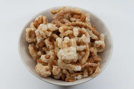 Skin pork snack の写真素材