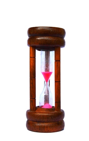 Hourglass is time  contdown in the past year