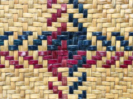 Bamboo wood texture ,Thai handwork
