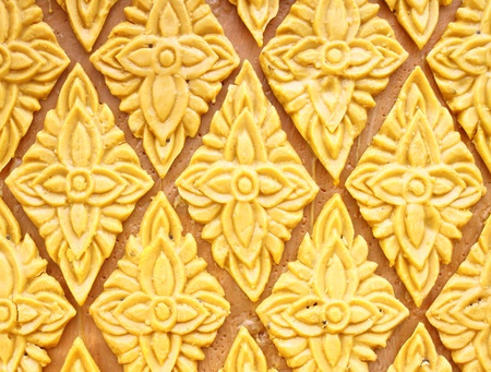 carving candle Thai style textureの写真素材
