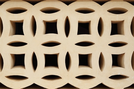 wall with circle texture, Chinese styleの写真素材