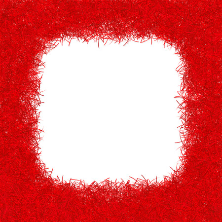 red christmas tinsel texture background blank for textの写真素材