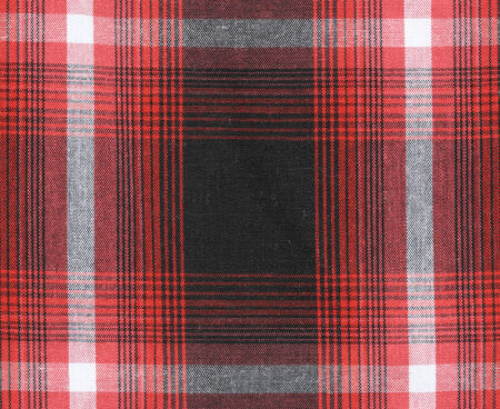 close up of gingham tablecloth fabric texture backgroundの写真素材