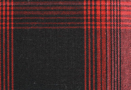close up of gingham tablecloth fabric texture background