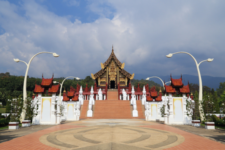 Royal Park Rajapruek (Hor Kam Luang) in Chaing Mai, Thailandのeditorial素材