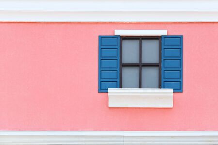 Vintage window with wall background (Venice or Italian style)