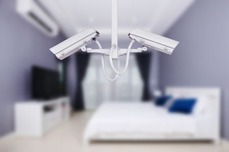 CCTV Camera or surveillance operating with bedroom