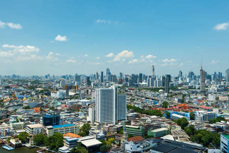 Bangkok, Thailand - April 25 ,2022 : building cityscape in Bangkok city, Thailandのeditorial素材