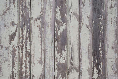 Old grunge fence of wood panels, background textureの写真素材
