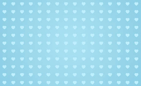 Illustration of St. Valentines day cyan pattern backgroundの写真素材