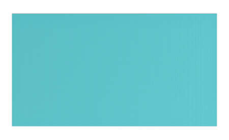 3d rendering of light blue rubber yoga mat for exercise isolated on white backgroundの写真素材