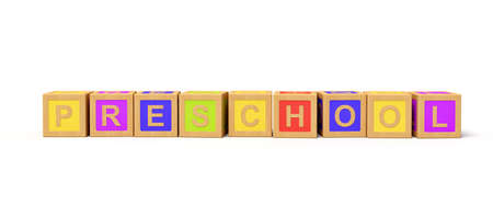 3d rendering of alphabet toy blocks.の写真素材