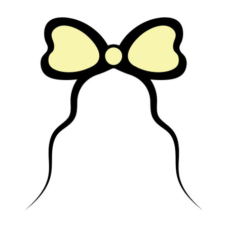 bow tie icon. Flat illustration of bow tie icon for web designのイラスト素材