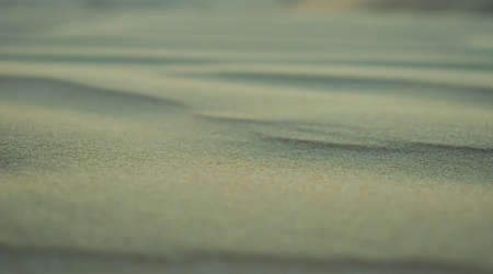 Endless desert sand dunes near Abu Dhabi, United Arab Emiratesの写真素材
