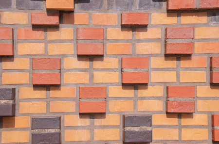 Brick wall background pattern in Netherlands