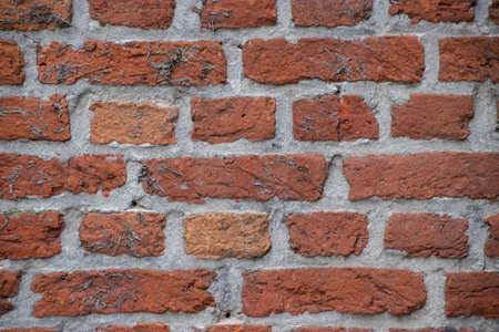 Brick wall background pattern in Antwerpen, Belgium.の写真素材