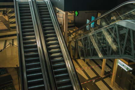 Empty streets. Closed stores. Missing tourists. Taken in Zurich/Switzerland, April 2. 2020のeditorial素材
