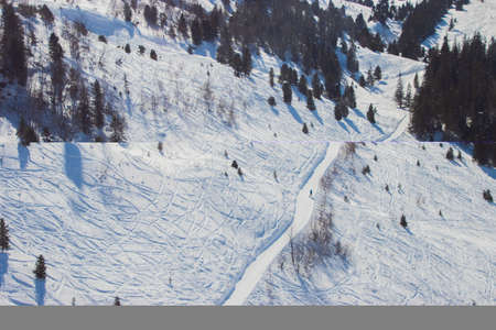 Snow-capped mountains in Switzerland. Taken in Jungfrau region, Grindelwald, Switzerland