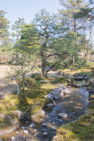 Japanese gardens have their roots in the national religion of Shinto.の写真素材