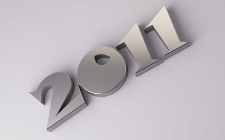 Simple number. Date of 2011 year.の写真素材