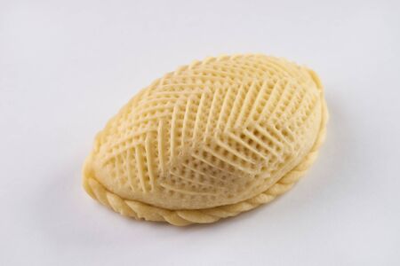 Traditional Azerbaijan sweet pastry shekerbura. Shekerbura baked during the spring holiday Novruz.の写真素材